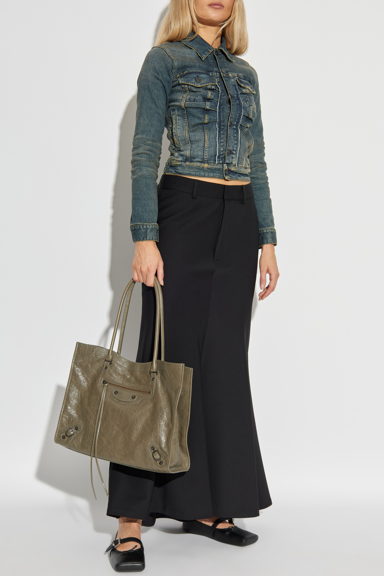 Black Wool skirt Balenciaga - Vitkac Canada